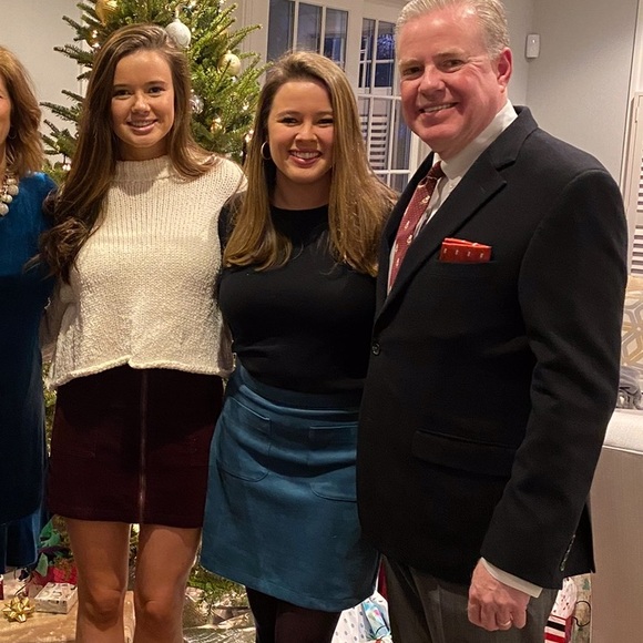 LOFT teal suede skirt - Picture 7 of 7